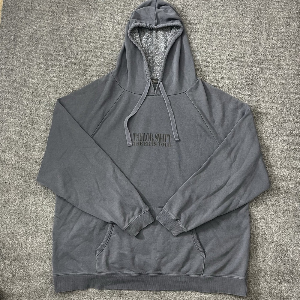 Taylor Swift Eras Tour 2023 Blue Grey Oversized Official Hoodie Sweatshirt 2XL